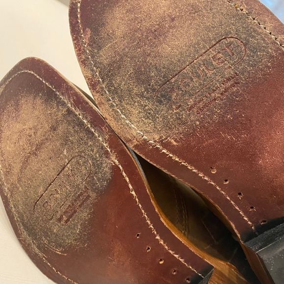 Boulet Brown Western‎ Cowboy Ranch Hand Ankle Zipper Boots Mens 7 D Canada main image 10
